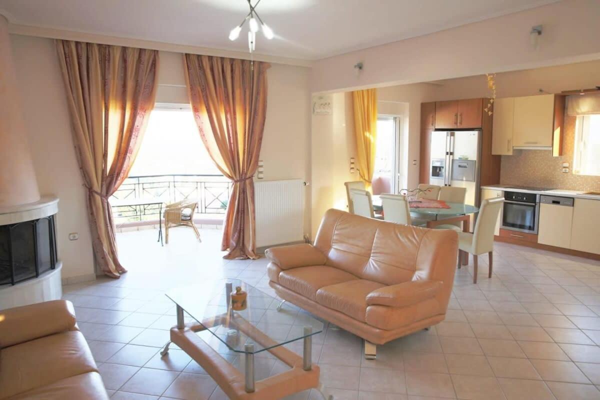 Schinias Bright Spacious Maisonette-Panoramic View Marathón Dış mekan fotoğraf
